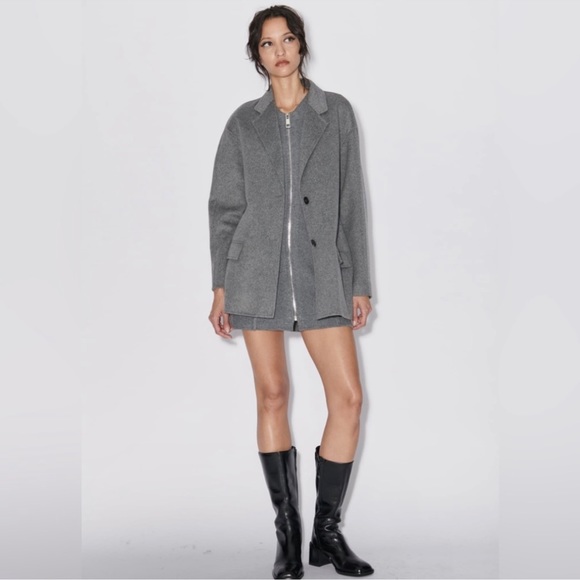 Zara KNIT DRESS WITH ZIPPER - Picture 11 of 14